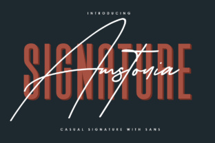 Amstonia Font: Handcrafted Charm for Makers