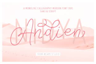 Andien Nidya Duo Font: Elevating Small Business Branding