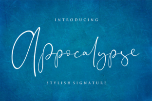 Appocalypse Font: Elegant Script for Digital Design