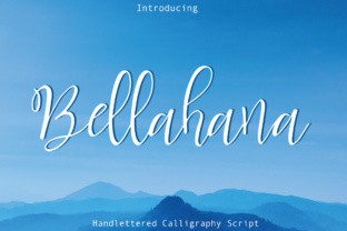 Bellahana Font: A Playful Script for Editorial Design