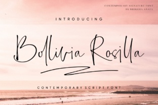 Bollivia Rosilla Font Review: Elegant Script for Branding