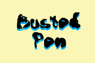 Busted Pen Font: Authentic Messy Script for Makers