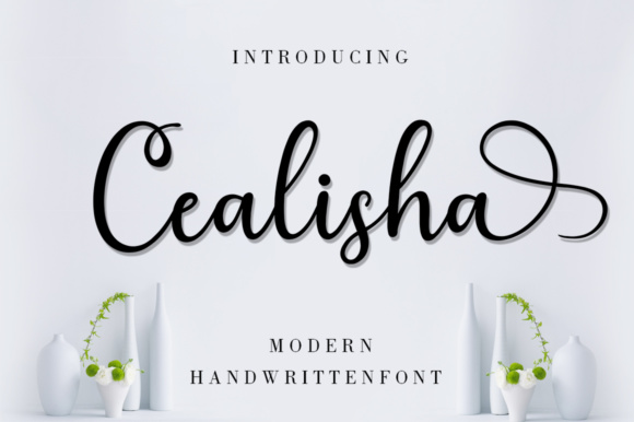 Cealisha Font Review for Modern Web Design