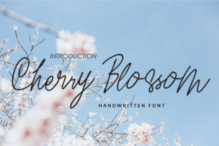 Cherry Blossom Font: A Fresh Script for Editorial Design