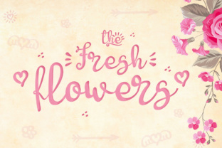 Fresh Flowers Font: A Web Designer’s Layout Test