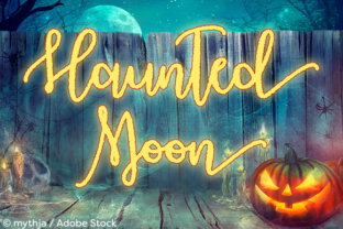 Haunted Moon Font: Elegant Typography for Web Design