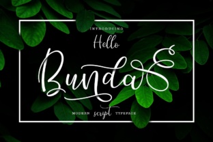Hello Bunda Font: Clean Script for Web Design