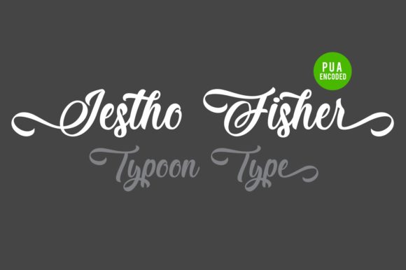 Jestho Fisher Font: Elegant Script for Handmade Products