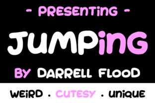 Jumping Font: Adding Playful Personality to Brand Identity