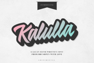 Kalulla Font: Elegant Script for Editorial Design