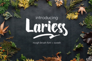 Lariess Font: Handmade Charm for Makers