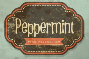 Peppermint Font: A Textured Script for Campaign Visuals