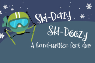 PN Ski-Doozy and Ski-Dazy Font Duo for Web Design