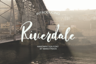 Riverdale Font: A Sweet Handwritten Typeface for Makers
