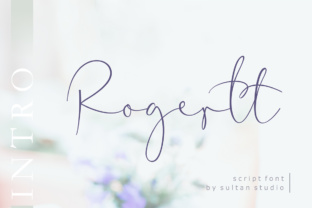 Rogertt Font: Modern Calligraphy for Digital Campaigns