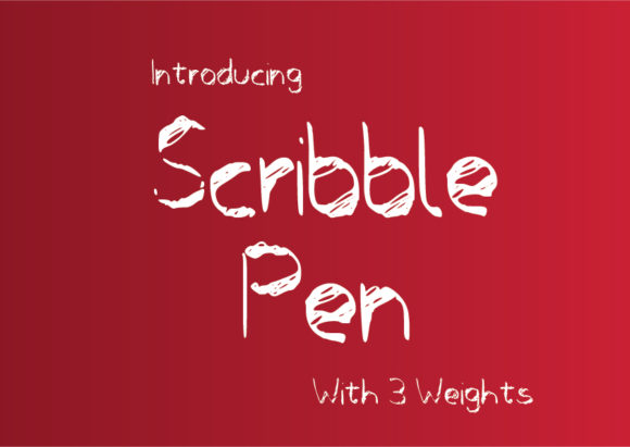 Scribbler Pen Font: Readable Handwritten Style for Crafts