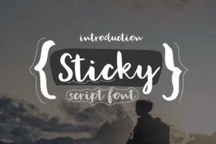 Sticky Font: Clean Handwritten Style for Business Branding
