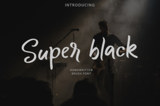 Super Black Font: Cute Handwritten Style for Crafts