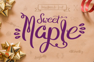 Sweet Maple Font: A Legible Script for Editorial Design
