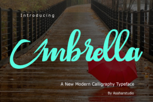 Umbrella Font: Elegant Branding for Small Business
