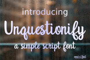 Unquestionify Font: Readable Script for Web Design