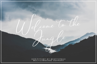 Welcome to the Jungle Font for Web Design