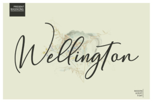 Wellington Font: Clean Script Typography for Web Design