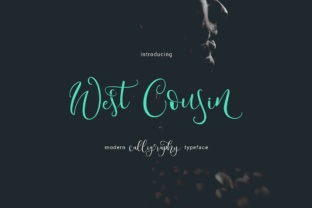 West Cousin Font: Elevating Brand Identity with Modern Calligraphy